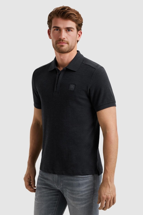 PME legend short sleeve polo slub jacquard je